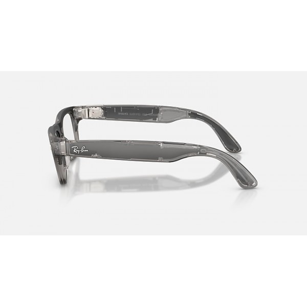 Очки с камерой Ray-Ban Meta Blayzer Optics Gen 2 RW7001 Matte Transparent Ice Grey, 54-19-155 мм