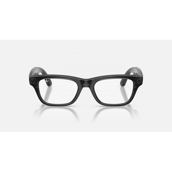 Очки с камерой Ray-Ban Meta Blayzer Optics Gen 2 RW7001 Transparent Black, 54-19-155 мм