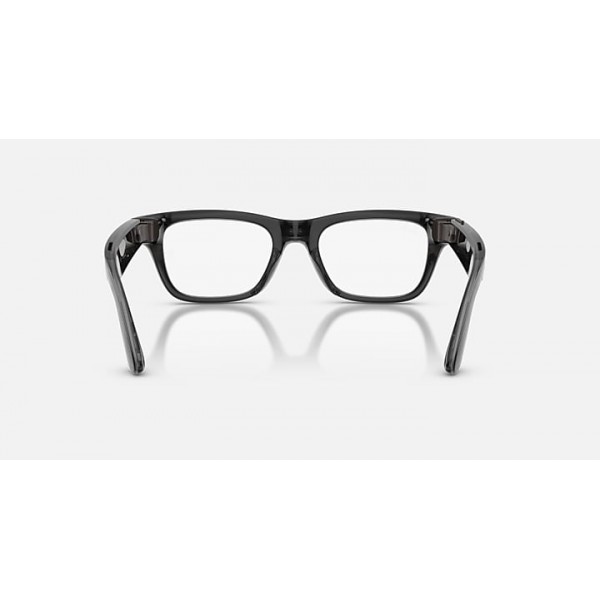 Очки с камерой Ray-Ban Meta Blayzer Optics Gen 2 RW7001 Transparent Black, 54-19-155 мм