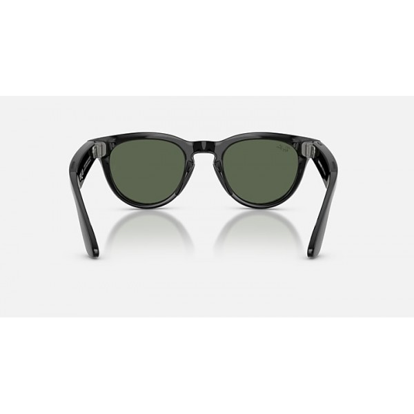Очки с камерой Ray-Ban Meta Headliner Gen 2 RW4013 Shiny Black / G15 Green, 50-23-150 мм