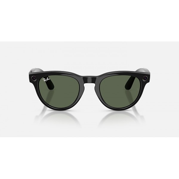Очки с камерой Ray-Ban Meta Headliner Gen 2 RW4013F Shiny Black / G15 Green, 51-23-150 мм