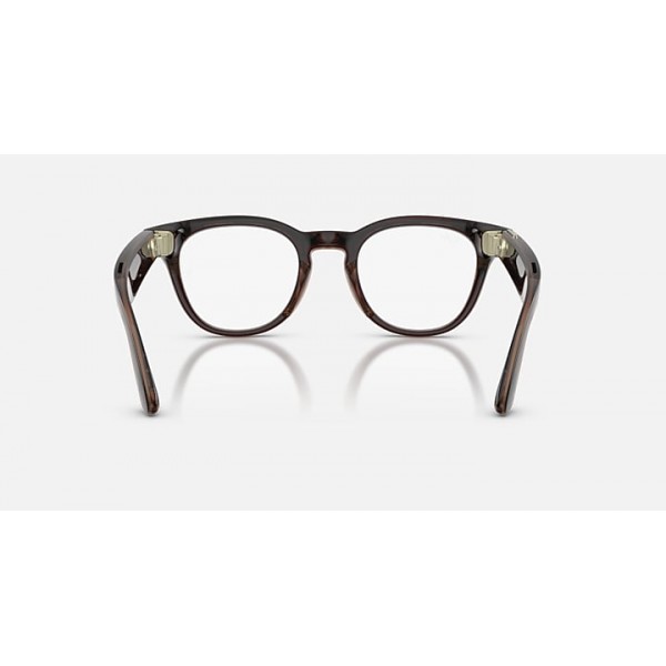 Очки с камерой Ray-Ban Meta Scriber Optics Gen 2 RW7002 Transparent Umber, 49-22-150 мм