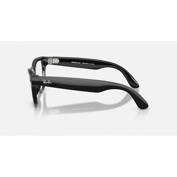 Очки с камерой Ray-Ban Meta Skyler Gen 2 RW4014 Shiny Black / Transitions Amethyst, 52-20-150 мм